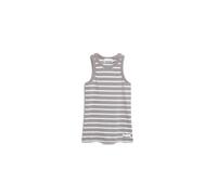 ARMEDANGELS KANITAA STRIPES Damen Ripp-Top aus Bio-Baumwoll Mix silver melange-white XL