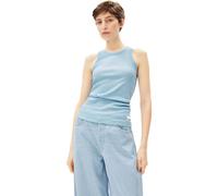 ARMEDANGELS Damen RIPP-Top aus Bio-Baumwoll Mix KANITAA Fitted Blue Glow Xs