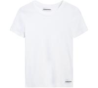 ARMEDANGELS T-Shirt Kardaa Ripp Slim Fit Bio-Baumwoll-Mix Damen Weiß XS