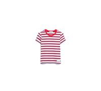 Armedangels - KARDAA STRIPE T-SHIRT light oatmilk-mars red-dynamo blue - Gr. - XXL
