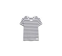 Armedangels - KARDAA STRIPE T-SHIRT white-black - Gr. - XXL