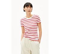 Armedangels - T-Shirt - Kardaa Stripes rot/weiß - Gr. - M