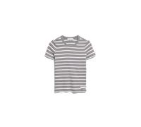 Armedangels - KARDAA STRIPES T-SHIRT silver melange-white - Gr. - XS