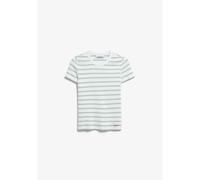 ARMEDANGELS KARDAA STRIPES T-Shirt - white-foam - Größe: XL