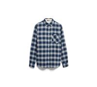 Armedangels - Kariertes Langarmhemd blau - Gr. - S