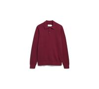 Armedangels - KNIT LONGSLEEVE POLOSHIRT velvet red - Gr. - L