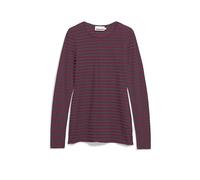 ARMEDANGELS Langarmshirt EINAARA dunkelrot | XXL