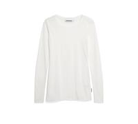 ARMEDANGELS Damen Longsleeve aus Bio-Baumwolle EINIAARA Soft Slim Fit Off White