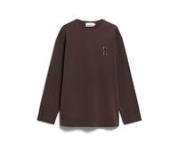 MAARKOS Å LOGO LANGARMSHIRT | Bio-Baumwoll Mix - braun (XL)