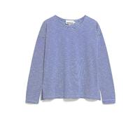 Armedangels - XIANAA GESTREIFTES LANGARMSHIRT oatmilk-dynamo blue - Gr. - L