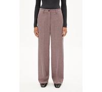 ARMEDANGELS LEANDRAA HANDAAS Damen Webhose aus Bio-Baumwoll Mix pure-dark cranberry M