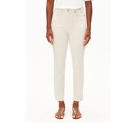 LEJAANI HIGH WAIST SLIM JEANS | Bio-Baumwoll-Mix X-Stretch - beige (28-34)