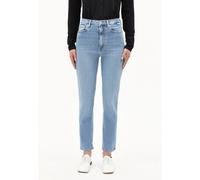 LEJAANI HIGH WAIST SLIM JEANS | Bio-Baumwoll-Mix X-Stretch - blau (25-28)
