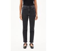 ARMEDANGELS Damen Slim Jeans Bio-Baumwoll Mix X-Stretch LEJAANI Slim Fit Blackish