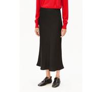 ARMEDANGELS - Women's Lenovaa Satin Slip-Skirt - Rock, Gr. L, schwarz (Black)