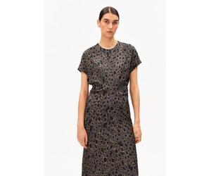 ARMEDANGELS LEO BAT WING Damen Webkleid aus LENZING ECOVERO Viskose Mix dark steel-black XL