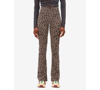 Armedangels - Leggings mit Animal-Print und ausgestelltem Bein braun - Gr. - M