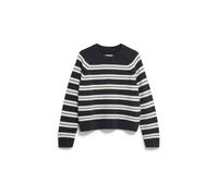 ARMEDANGELS LILIRIAA FINE STRIPES - Damen Pullover aus Bio-Woll Mix steel melange-oatmilk XL