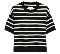 ARMEDANGELS Lillaas Stripes Halbarm Strickpullover Damen S black-off white