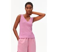 Armedangels - LINEN BLEND KNIT TOP washed berry - Gr. - M