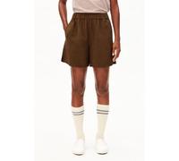 Armedangels Damen Linen Blend Pull On Shorts (Größe L, braun)
