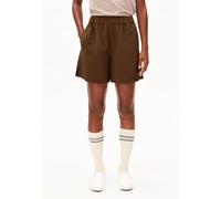 LEINEN-MIX PULL-ON SHORTS | Leinen-Mix - oliv (XS)