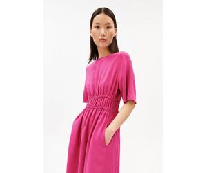 ARMEDANGELS LINO BLEND Damen Maxi-Kleid aus Leinen-Mix very berry S