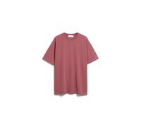Armedangels Herren T-Shirt Logo Heavy Cotton – recycelter Baumwoll-Mix, Relaxed Fit – Rot XL