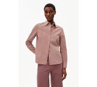 ARMEDANGELS Damen Bluse aus Bio-Baumwolle LOUILAA Striped Relaxed Fit Light Berry-Ice Grape