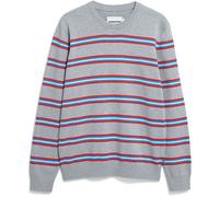Armedangels Herren Loukaa Fine Stripe Pullover (Größe M, grau)