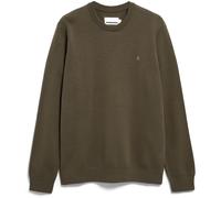 LOUKAA STRICKPULLOVER | 100% Bio-Baumwolle - oliv (M)
