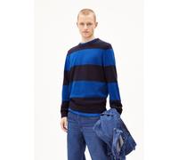 ARMEDANGELS LOUKAA STRIPES - Männer Regular Fit Strickpullover - mehrfarbig M