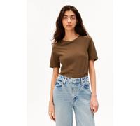 ARMEDANGELS LUALAA Damen T-Shirt aus Leinen-Mix dried palm XS