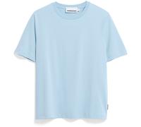 ARMEDANGELS Damen T-Shirt aus Bio-Baumwolle LUALAA Regular Fit Blue Glow S