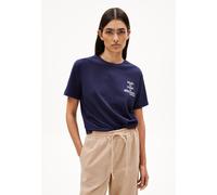 ARMEDANGELS LUALAA DIFFERENCE Damen T-Shirt aus Bio-Baumwolle tinted navy XL