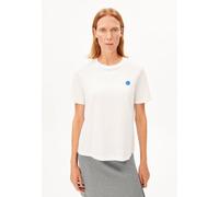 ARMEDANGELS LUALAA EMBRO Damen T-Shirt aus Bio-Baumwolle white L