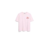 Armedangels - LUALAA EMBRO T-SHIRT pink mist - Gr. - XS