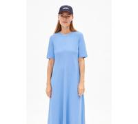 ARMEDANGELS LUANAA LITAA - Damen Heavyweight Jerseykleid aus recyceltem Baumwoll Mix silky blue L