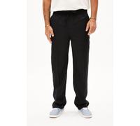 ARMEDANGELS LUKAA LINO - Männer Straight Fit Webhosen - schwarz 32 black