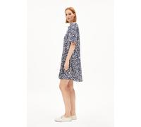 ARMEDANGELS MAAERHA MOSAIC LINO - Damen Webkleid aus Leinen-Mix night sky XL