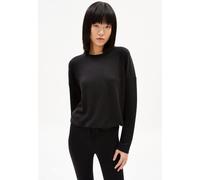 ARMEDANGELS MAAILAA - Damen Sweatshirt Loose Fit aus TENCEL Lyocell Mix black S