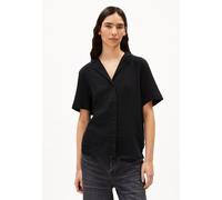 ARMEDANGELS MAAITE MUSSELIN Damen Bluse aus Bio-Baumwolle black S