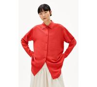 ARMEDANGELS Bluse MAALGAA LINO – Frauen Loose Fit – rot S (coral blush)