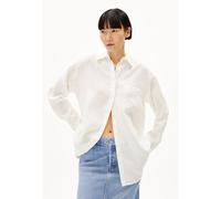 ARMEDANGELS MAALGAA PURE LINO - Frauen Loose Fit Bluse - weiss L white