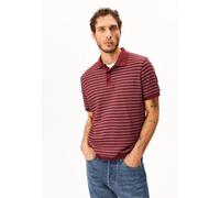 ARMEDANGELS MAARIO KNIT Herren Strickpoloshirt aus 100% Bio-Baumwolle velvet red-moonlit lilac XXL