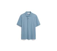 ARMEDANGELS MAARIO - Männer Regular Fit Poloshirt - blau M pigment blue