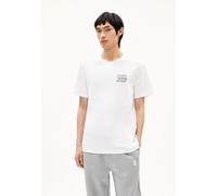 ARMEDANGELS MAARKOS CHANGES Herren Heavyweight T-Shirt aus recyceltem Baumwoll Mix white XL