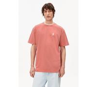 ARMEDANGELS MAARKOS GMT DYE BIKE Herren T-Shirt aus Bio-Baumwolle tabasco red washed L