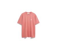 ARMEDANGELS MAARKOS GMT DYE BIKE Herren T-Shirt aus Bio-Baumwolle tabasco red washed M