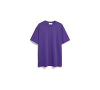 Armedangels Relaxed Fit T-Shirt aus Bio-Baumwoll-Mix Modell 'MAARKOS' in Violett, Größe XXL